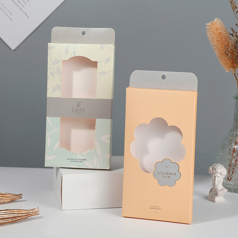 跨境热卖内衣牛皮纸盒 折叠礼品盒天地盖 网红袜裤盒子白卡盒批发