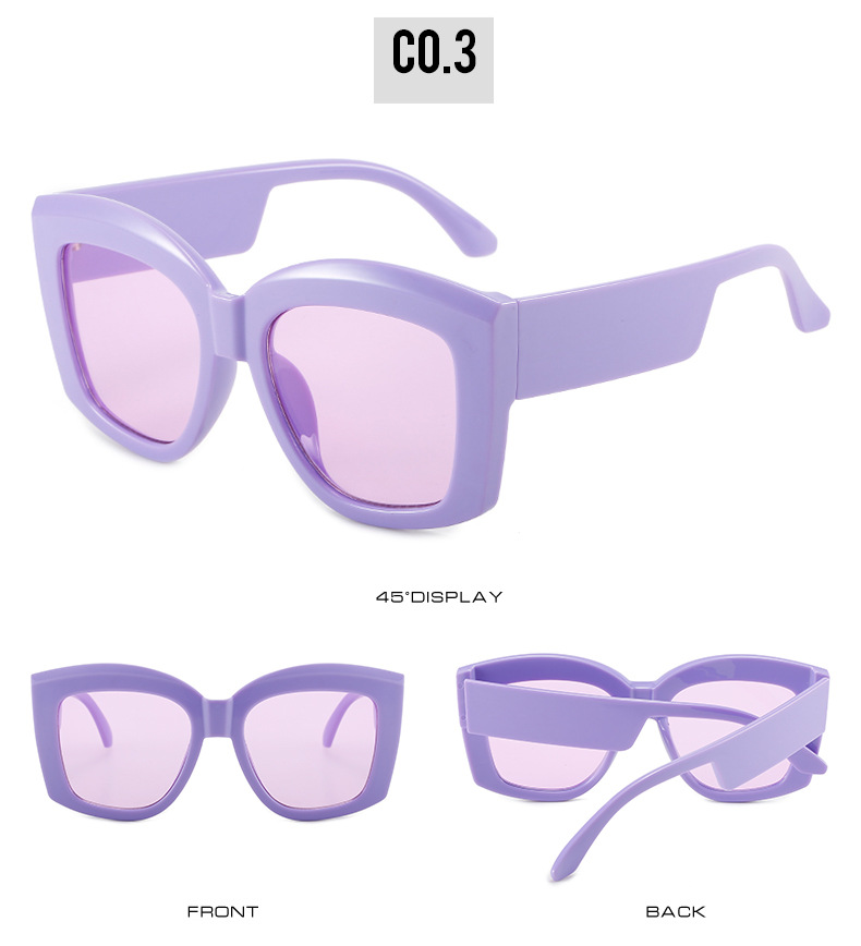 Trendy Women's Square Frame Sunglasses For Personalized Style_voghion.com