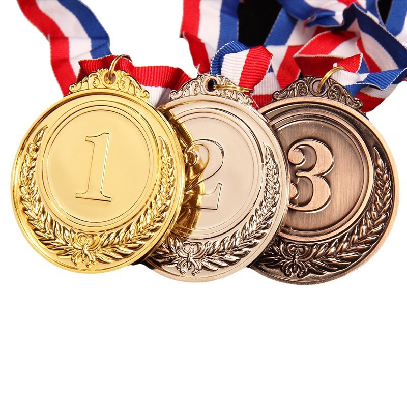 Medalla conmemorativa digital personalizada y creativa con diseño de espiga de trigo, para deportes y uso general, tipo placa.