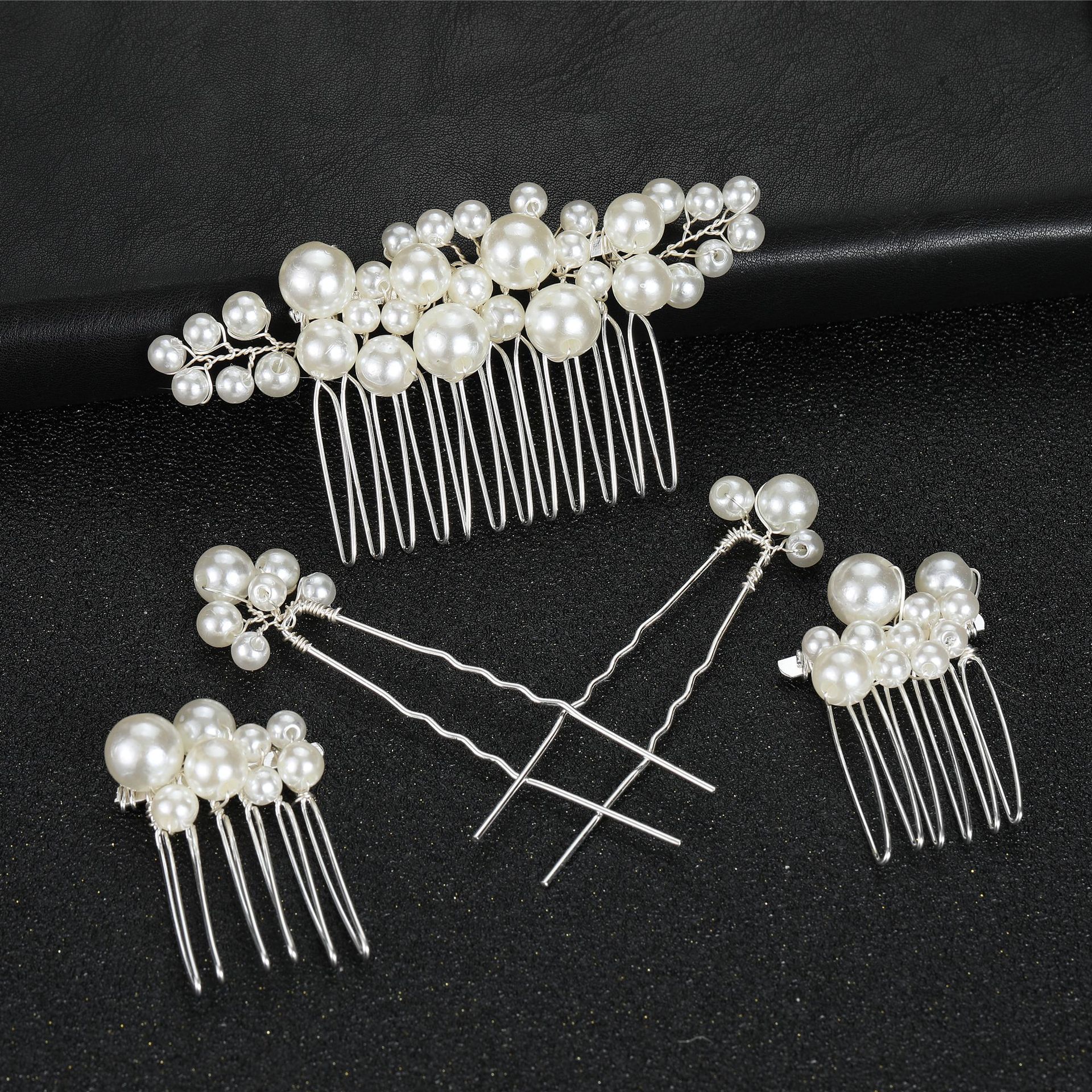 Fashion Geometric Alloy Artificial Pearls 1 Set display picture 4