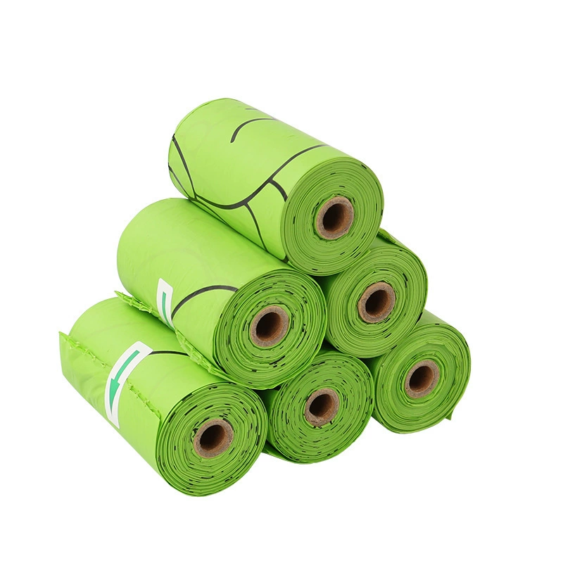 Трансграничный амазонский кукурузный крахмал биодеградируемый мешок для мусора домашних животных Компостируемый PLA собачий мешок для какашки