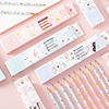 Cartoon box-packed pencil pupil write painting Sketch pencil student Stationery HB Pencil with eraser 10 Sticks