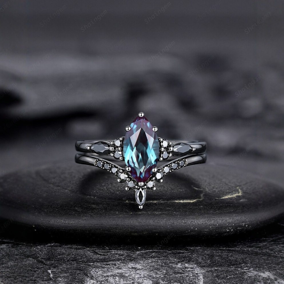 Eleganter Edelsteinring Für Damen Minimalistischer Glücksbringer_voghion.com