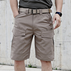 New Product IX5 Column Sharp Summer Men's Tactical 7/8 Military Fan Pants Outdoor Breathable Multi-Pocket Shorts