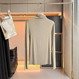 BM&MD&ZA秋冬新款女装休闲时尚气质打底修身版高领长袖针织衫