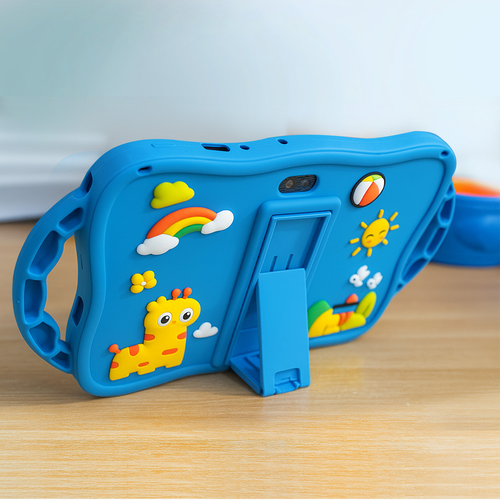 Giraffe Kinder-Tablet 7 Zoll für Grenzhandel, IPS HD-Display mit Ständer, iwawa stoßfest Android-Tablet