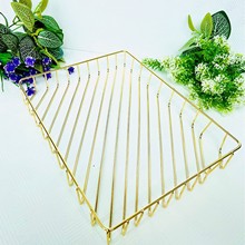 铁艺镀金文件篮北欧桌面文件整理收纳篮资料整理筐办公文件筐