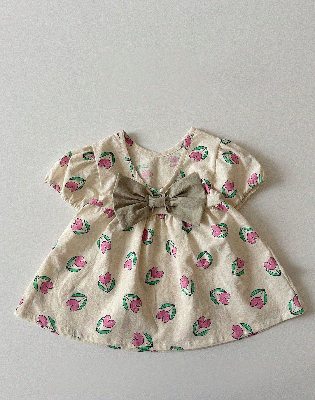 Robe de princesse été pour bébé fille style coréen tendance_voghion.com