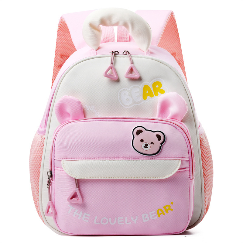Mochila escolar para niños Mochila para niños de jardín de infantes de dibujos animados coreanos 3-5 años Mochila de viaje para niños y niñas