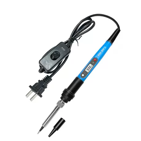 Blue 908S soldering iron with switch/medium gauge