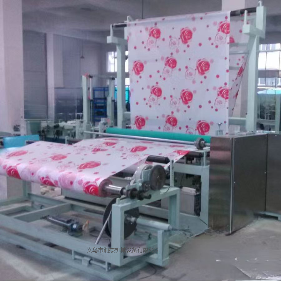 全自动浴帘机厂家高周波压边打孔折叠机一次性桌布台布机器厂家