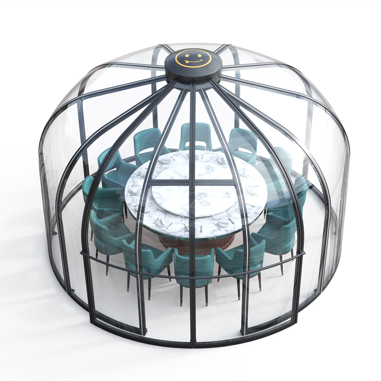 Habitación al aire libre estrella en línea restaurante PC bubble house patio sala de sol móvil hotel esférica cabina de tienda de campaña