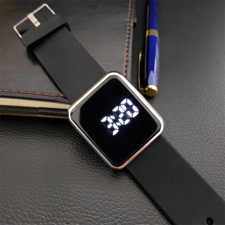 Trend electronic fashionable square swiss watch for men and women