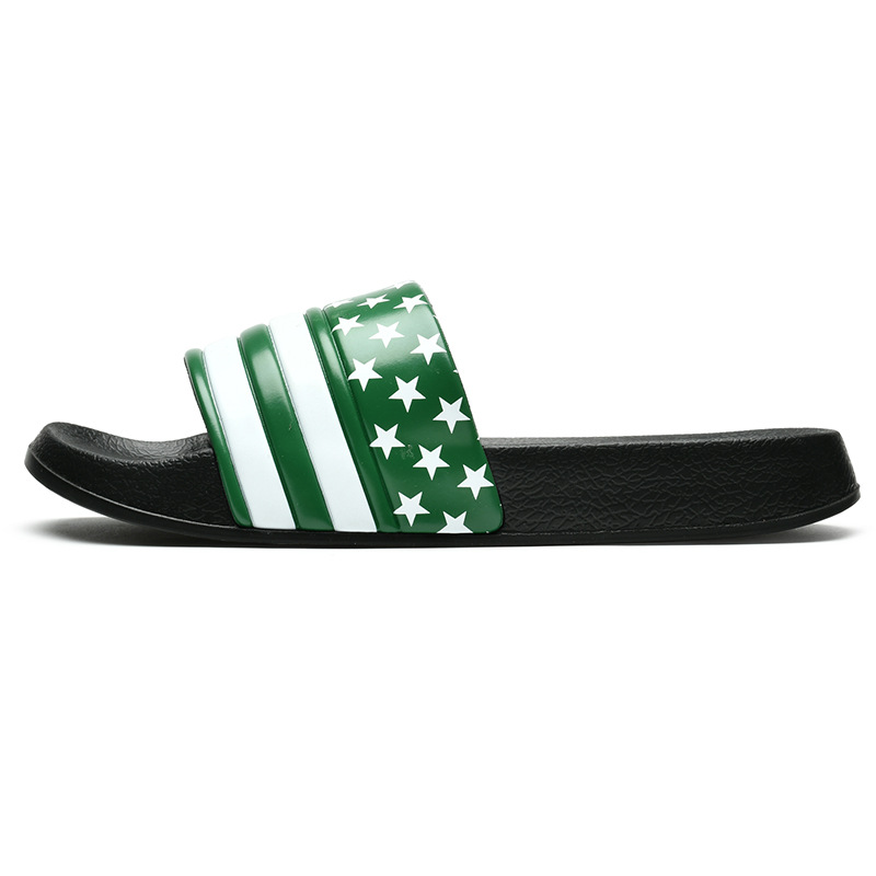 Bandera de verano chanclas zapatillas de hombre comercio exterior al aire libre más tamaño casual moda zapatillas de playa ligeras ventas directas de fábrica