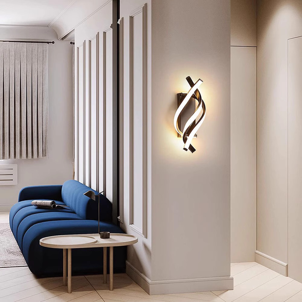 Luz de lujo nórdica americana moderna hotel pasillo luz de pasillo luz de estilo europeo sala de estar dormitorio luz de cabezal de cama