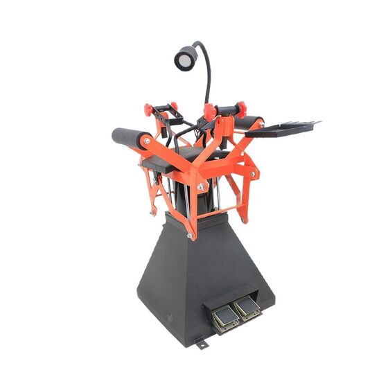 Foot-operated pneumatic tire expander with light automobile tire expander tire support machine tire maintenance auto maintenance tool