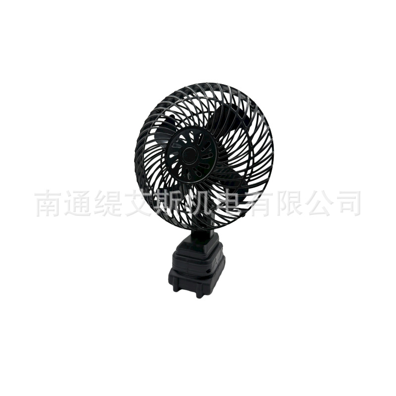 Especial transfronterizo para batería de litio portátil de 8 pulgadas Mini ventilador de control de velocidad de dos velocidades para acampar y pesca