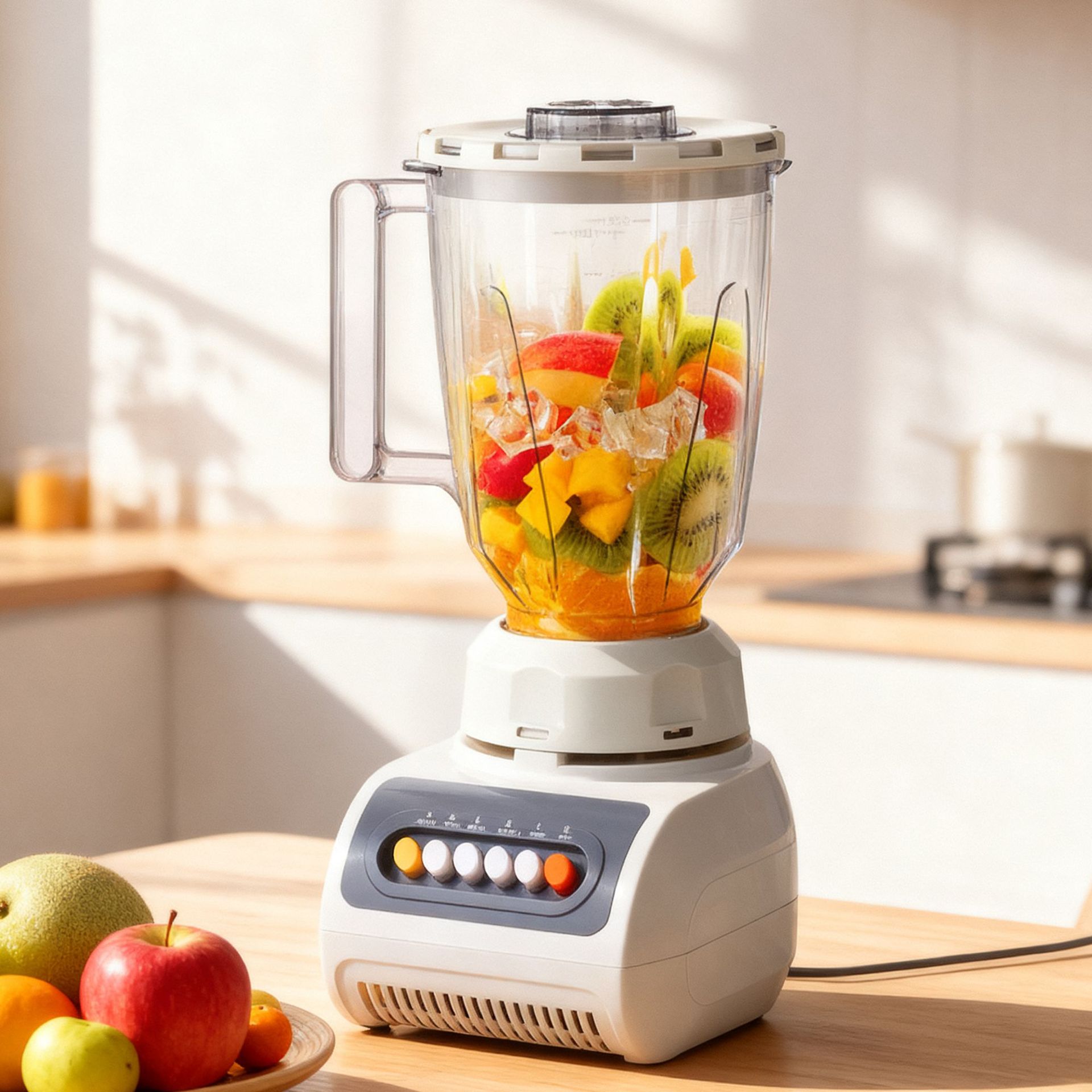 2 in 1 Juicer Mixer 1.5L Smoothie Blender Machine Mixeur