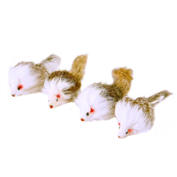 Two-color plush lifelike toy