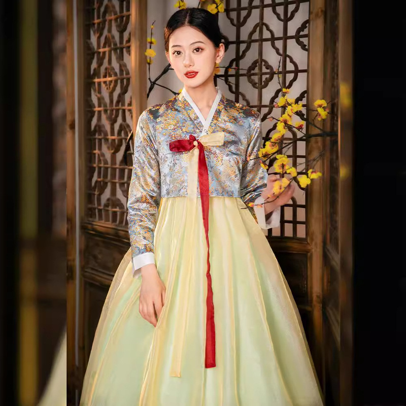 Traditional Hanbok Ethnic Korean Dress Female Palace Ji Wedding Tour Photo Birthday Wedding Party Performance Ancient Dress