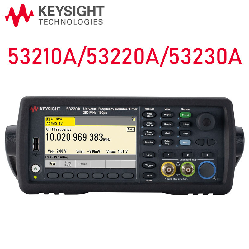 KEYSIGHT是德 53210A/53220A/53230A射频通用频率计数器 双通道