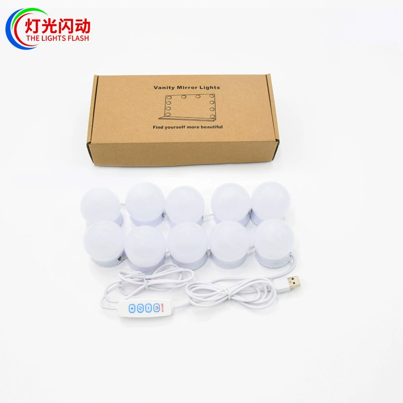 Front headlights for mirror, fill light, light luxury style, three colors, 45mm