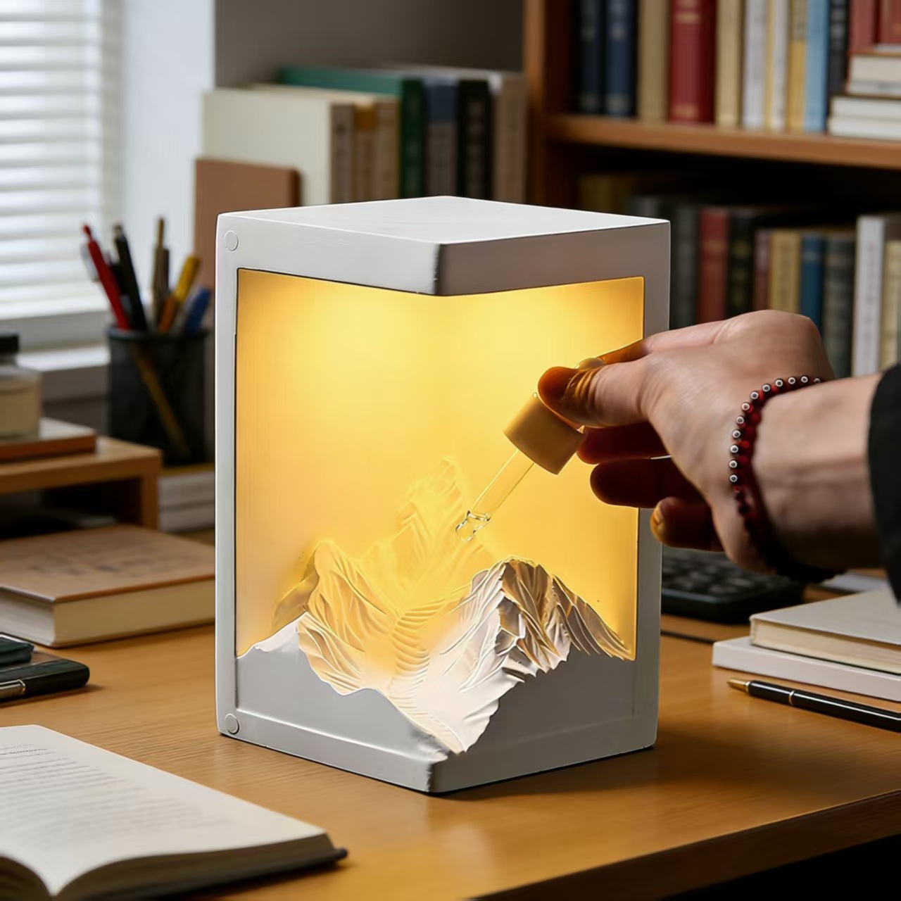 Creativa nueva banda magnética decoración de aroma lámpara de atmósfera hogar dormitorio oficina con luz de noche aire fresco acompañante regalo
