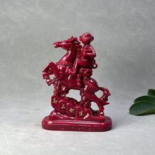 朱砂马上封侯摆件紫金砂生肖马马到成功客厅办公工艺品批发爆款