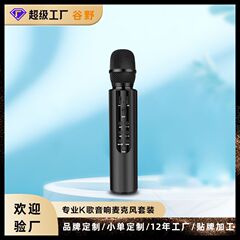 M 6生放送無線マイク家庭KTV無線マイク双ラッパスピーカー一体機k歌宝家庭用マイク