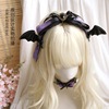 Purple accessory with bow, halloween, Lolita style