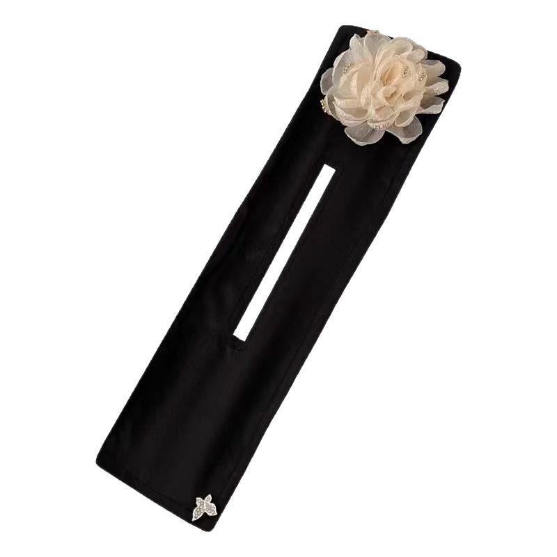 Nuevo camellia perezoso torsión trenzado cabello arco tocado clip de cabello mujer cabeza bola joyería de cabello