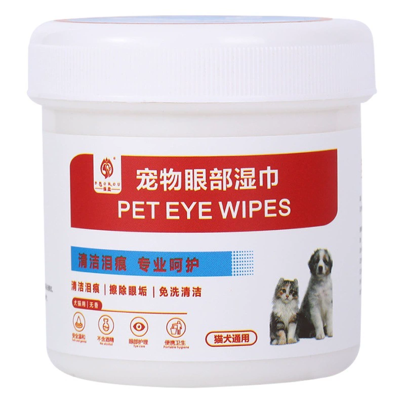 Puxinuo Pet Tear Stain Eye Wipes Чистящие салфетки для кошек и собак, 200 шт., оптовая продажа от производителя