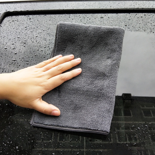 Thickened car suede double-sided magic rag coral velvet car wash towel absorbent microfiber car wipe