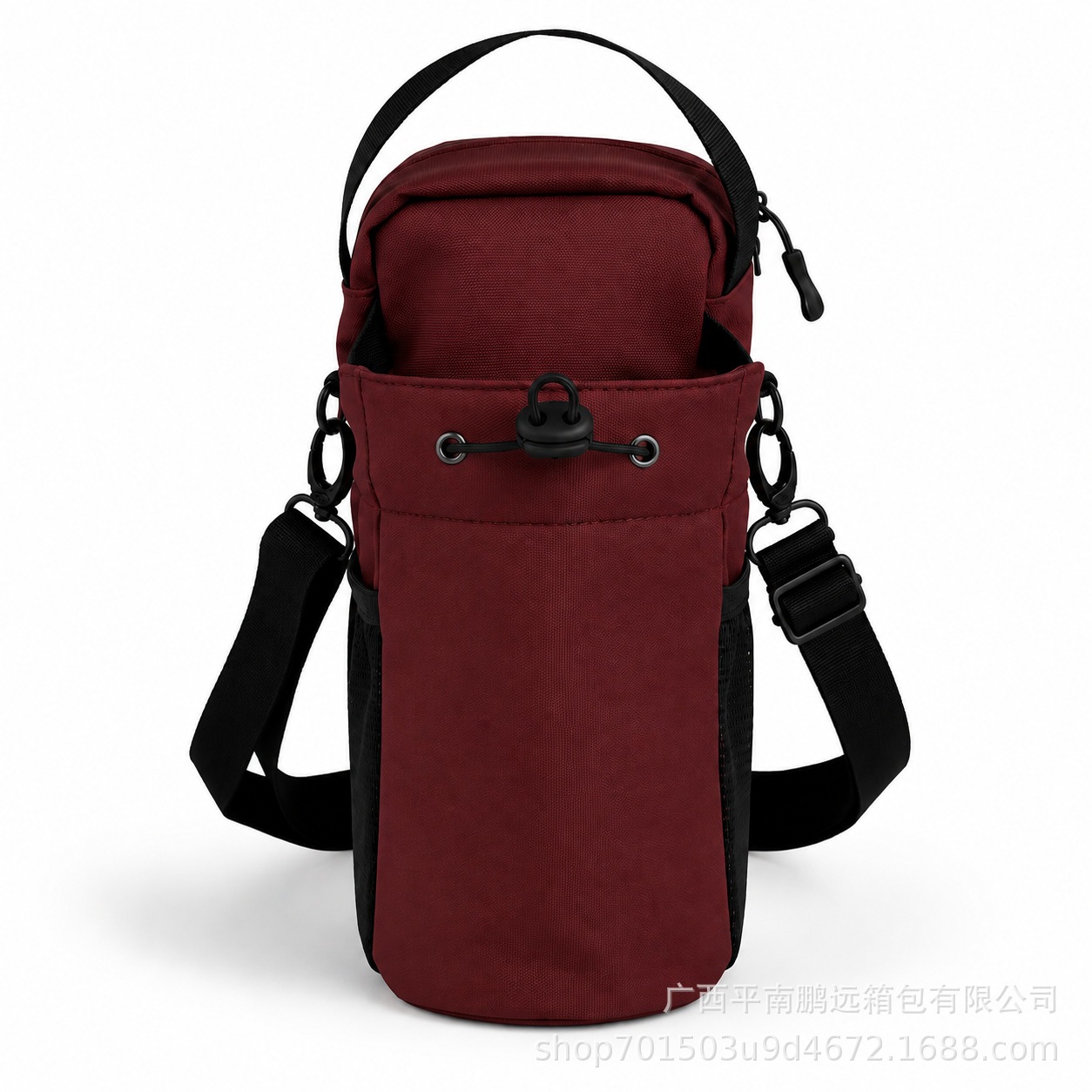 Bolsa Bandolera Magnética para Botella, Poliéster, Impermeable y Ligera, para Uso Diario