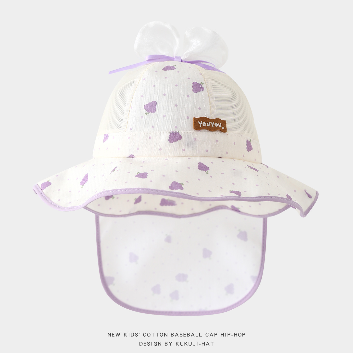 Kids Casual Sun Hat UPF 50+ Baby Spring Summer, Fisherman With Shawl And Neck Protection, Protection Children, Large Brim Sun Hat For Outdoor Use_voghion.com