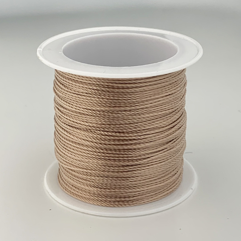 12 hilos de alambre trenzado hilo rojo hilo de color Morandi cuerda trenzada collar cuerda cuerda trenzada a mano material de bricolaje