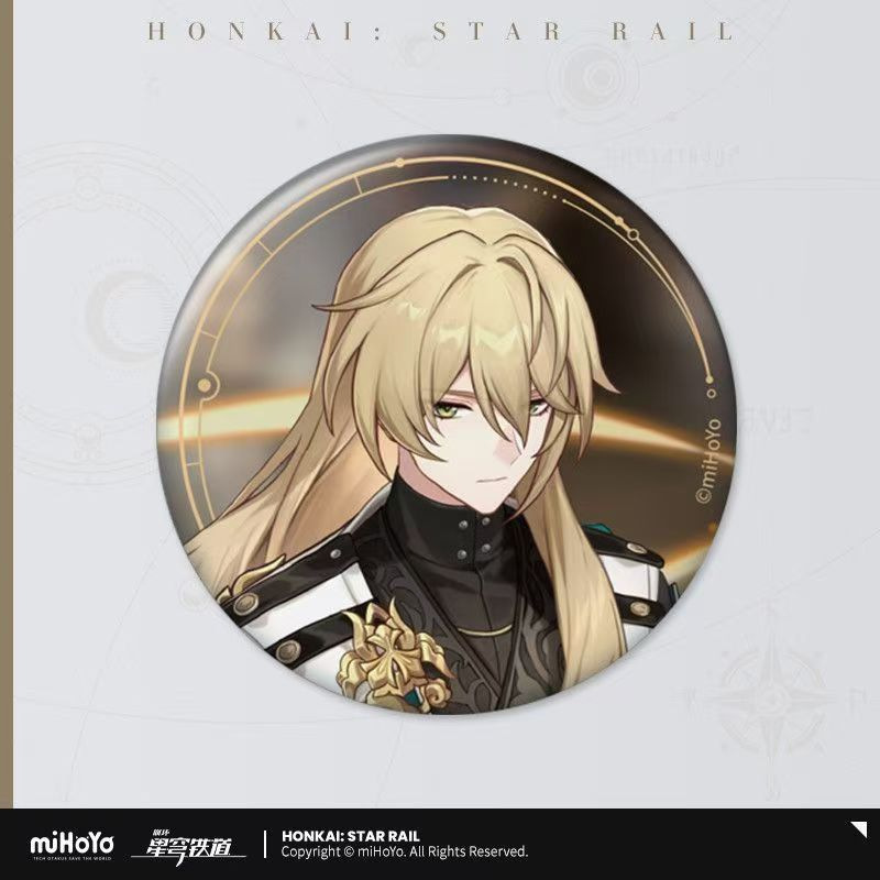 崩壊星空鉄道 二次元周辺 PVシリーズ 公式谷メタルバッジ ファンシエ ジンユアン シルバーウルフ シルバーブランチ|undefined