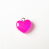 Resin, realistic pendant, earrings heart-shaped, necklace with accessories, handmade