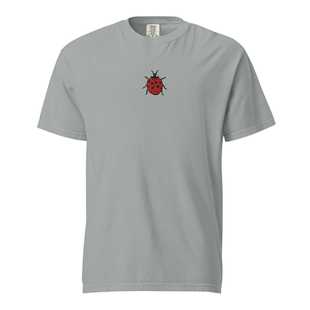 2025 Summer Embroidered T-Shirt Fashion Casual Versatile Couple Embroidered Top Custom Embroidered Round Neck Short Sleeve
