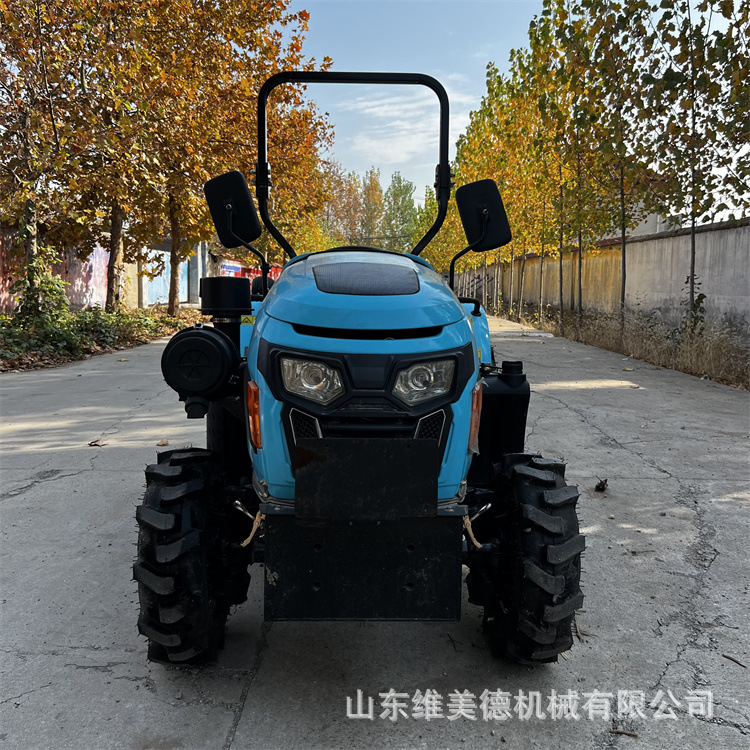 英轩604农用大棚王拖拉机 双转速强压多路阀 四驱旋耕机