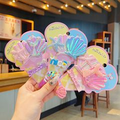 Children's Hairpins 2023 Spring New Sequin Bow Super Cute Children's Hairpin Set Children's Hair Accessories