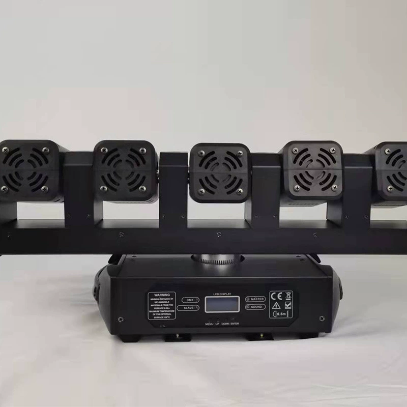 5x40W LED — сканер головной луч, полноцветный RGBW, точечный контроль, качающийся головной DJ свет