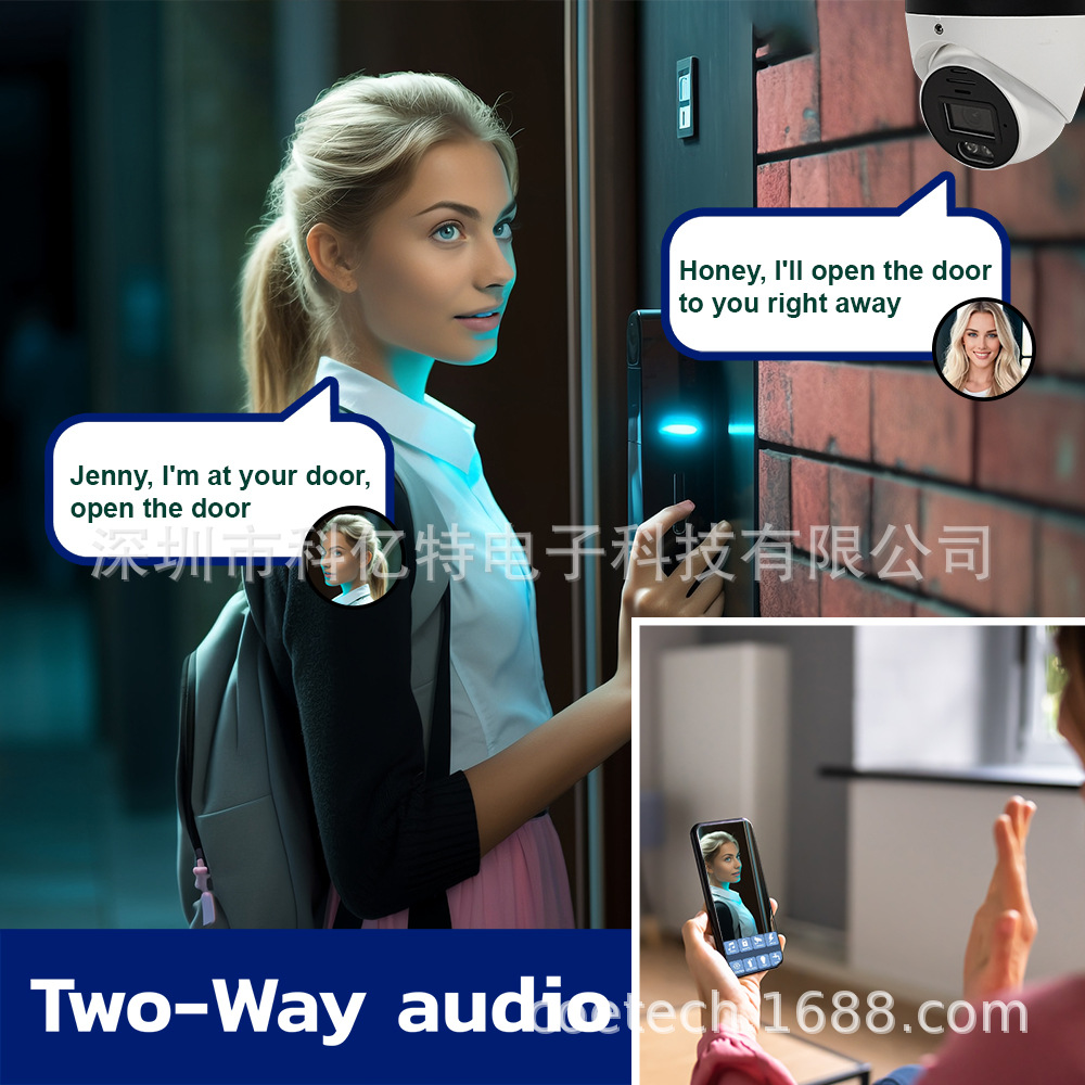 ICsee 4K 4MP 5MP Waterproof Ceiling-mounted Wireless Surveillance Camera Night Vision Full Color Two-way Audio WiFi Camera