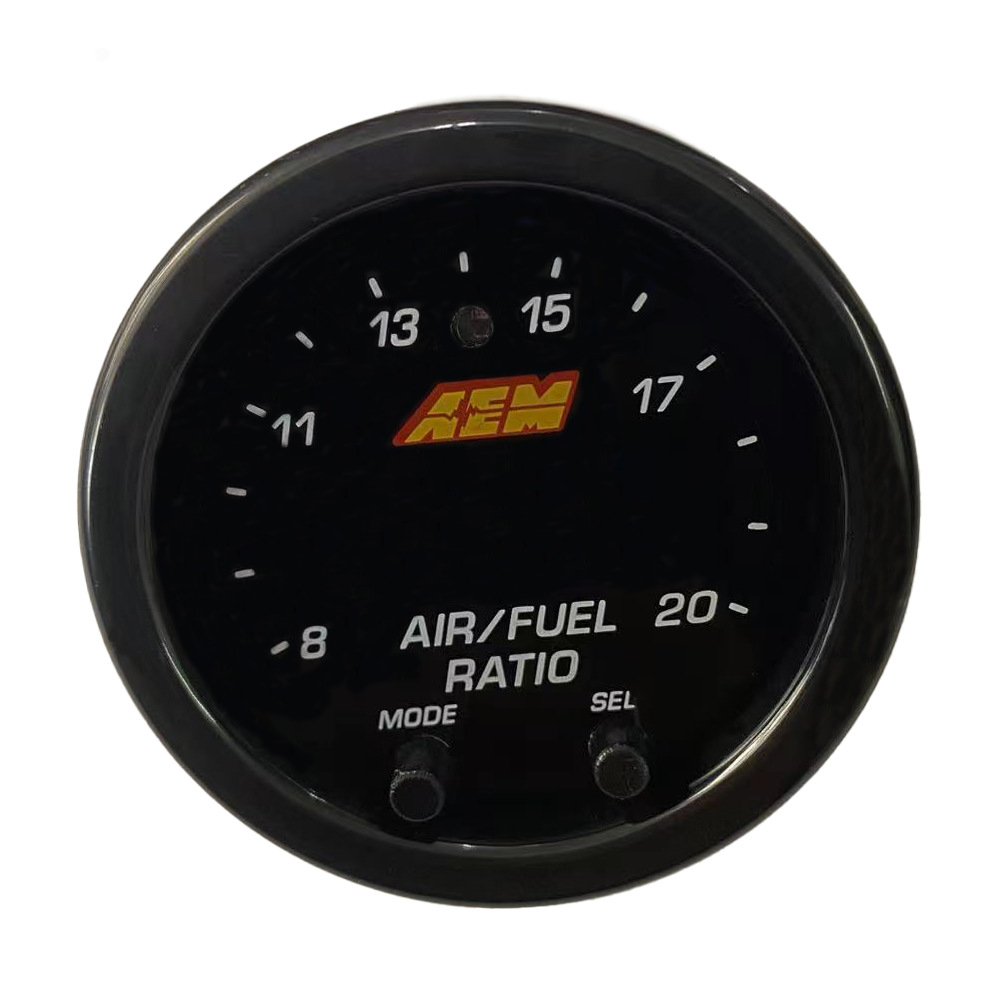 Hot-Selling 52mm Car Modification Instrument Second Generation Aem Air-Fuel Ratio Meter with Oxygen Sensor Set Lsu4.9