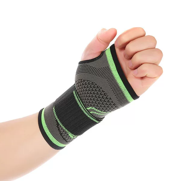 Basketball Badminton Volleyball Sports Equipment Adjustable Pressurized Wrist Guard Breathable Protective Gear [thumb Sleeve Wrist Guard]