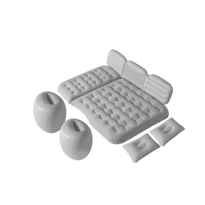 Artifact Car Travel Bed, Vehicle-mounted inflatable bed - gray-bear-without-head-protection