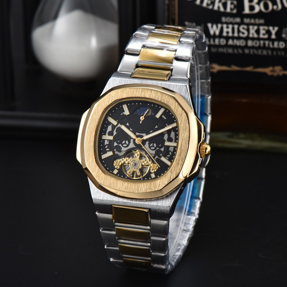 Cross-Border E-Commerce Hot-Selling Full-Function Large Flywheel Nautilus High-End Mechanical Men's Watch_voghion.com