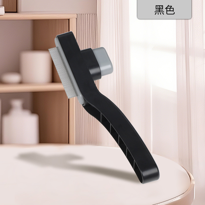 Peine para mascotas al por mayor de fábrica Peine para perros y gatos Peine de dientes densos Peine de aguja de pelo flotante Peine para gatos Peine de nudo abierto Cepillo para mascotas