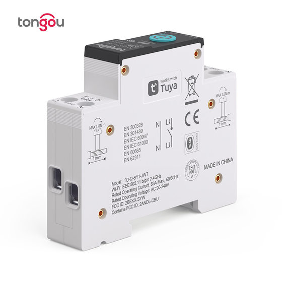Graffiti metering WiFi smart switch circuit breaker wireless remote control remote mobile phone control smart home foreign trade