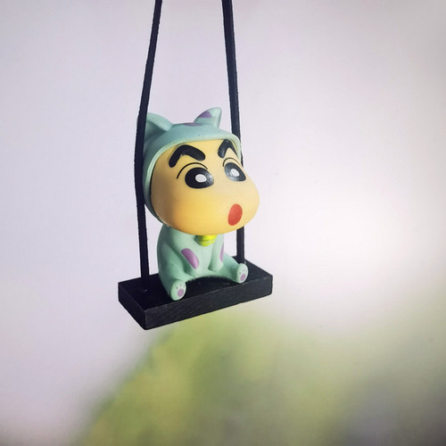 Cross-border automotive supplies car swing duck car rearview mirror pendant car interior decoration crayon shin-chan car pendant
